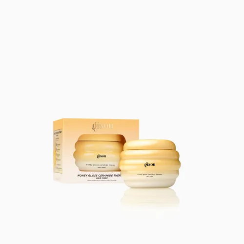 Vista 2 de Gisou Máscara Capilar de Terapia de Ceramida con Brillo de Miel Mini – Reparación Profunda e Hidratación con Miel de Mirsalehi, Ceramidas y Ácido