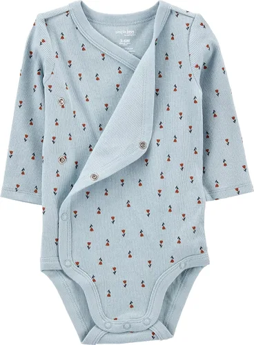 Vista 2 de Simple Joys by Carter's Unisex Babies' Textured Bodysuits, Pack of 4