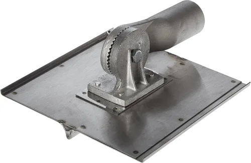 Vista 2 de Kraft Tool s CC026 8"x8" Acero inoxidable caminando Seamer/Groover 1/2" R w/roscado mango zócalo
