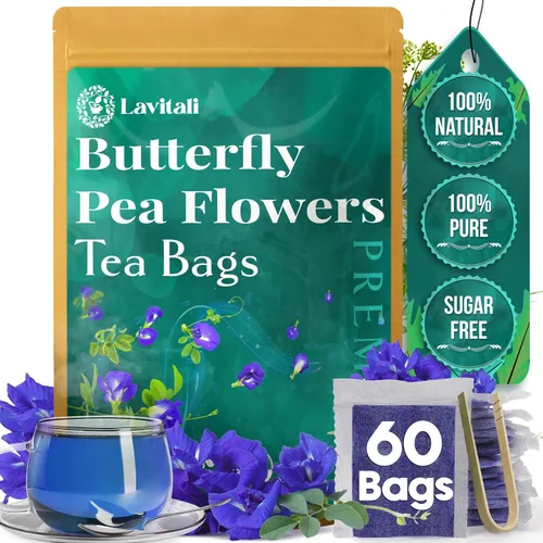 Vista 10 de Lavitali, Bolsas de té de raíz de bardana 60 bolsas, té de hierbas 100% puro Sin cafeína, bolsa de filtro ecológica rica en antioxidantes