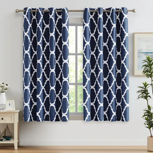 Vista 57 de Melodieux - Cortinas de bolsillo de moda marroquí para cocina, cafetería o baño, pequeñas ventanas