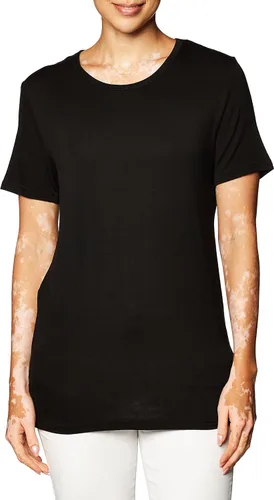 Vista 4 de WonderWink - Camiseta sedosa de manga corta para mujer