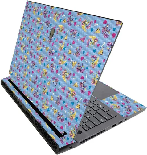 Vista 684 de MightySkins - Skin brillante con purpurina para Alienware M17 R3 (2020) y M17 R4 (2021) - Diversión de los años 90 Acabado duradero con purpurina