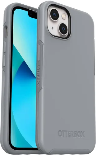 Vista 15 de OtterBox Funda para iPhone 13 (SOLAMENTE) de la Serie Symmetry - Negro, Ultra-Elegante, Compatible con Carga Inalámbrica, Bordes Elevados Protegen