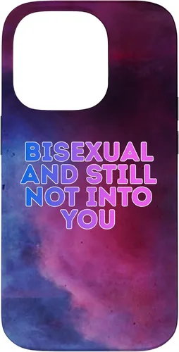 Vista 13 de Bisexual and Still Not Into You Bi Flag Pride Equality Humor Case for iPhone 17