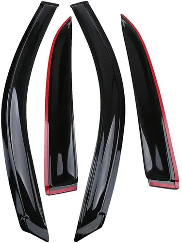 Vista 4 de Deflectores de ventana compatibles con Chevrolet Equinox 2005-2009 protector de deflector de ventana para ventana de sol y lluvia