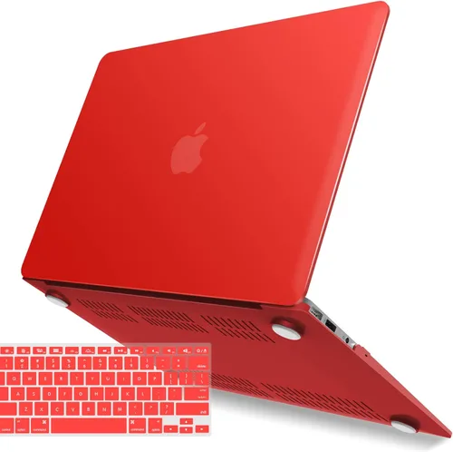 Vista 30 de IBENZER - Funda compatible con MacBook Air de 11 pulgadas, modelo A1370 A1465, funda de plástico suave al tacto, rígida, en paquete con funda