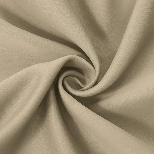 Vista 5 de LEMOMO Cortinas opacas beige de 34 x 54 pulgadas de largo, juego de 2 paneles de cortina, cortinas opacas con aislamiento térmico para oscurecer