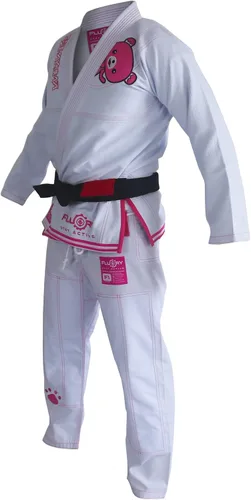 Vista 5 de FLUORY BJJ Gi - Traje brasileño Jiu Jitsu para mujer, kimonos para mujer, uniforme BJJ