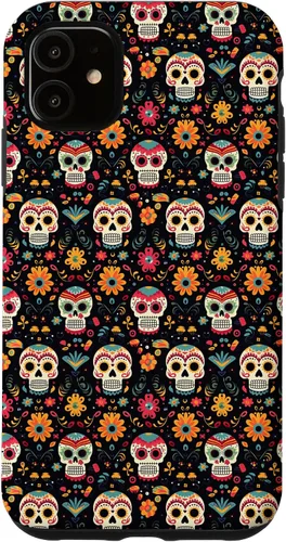 Vista 5 de Funda para iPhone 14 Skull México 100