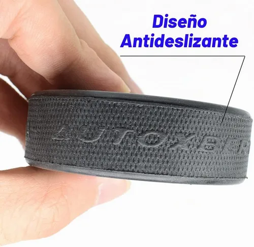 Vista 4 de AUTOXBERT Almohadilla de goma para gato de botella, adaptador antideslizante, bloque de soporte, herramienta de elevación para la mayoría de gatos