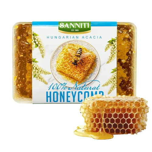 Vista 3 de Sanniti Fulmer - Abeja de acacia húngara natural (14.1 oz)