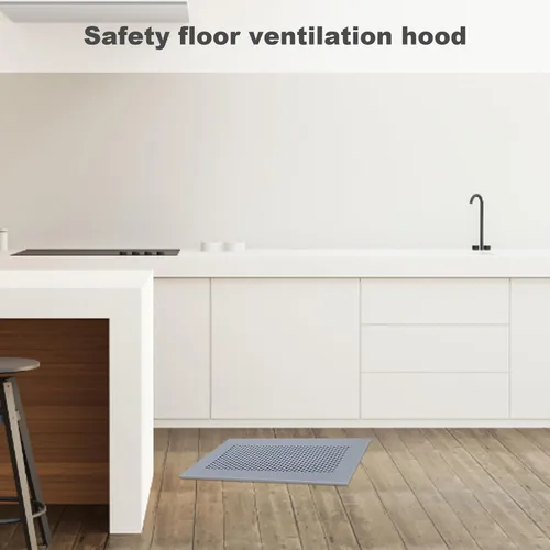 Vista 6 de 1 funda de ventilación a prueba de bebés, cubierta de ventilación de silicona suave para el hogar, pared, techo, suelo, rejilla de ventilación de 4