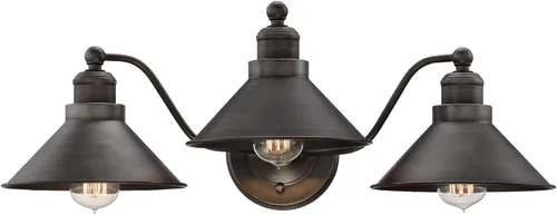 Vista 13 de Kira Home Welton - Aplique de pared industrial moderno de granja de 11 pulgadas para baño