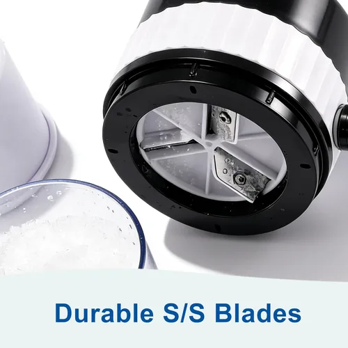 Vista 4 de Máquina de cono de nieve - Máquina de hielo para granos, máquina de hielo afeitado manual para conos de nieve, máquina portátil de cono de nieve