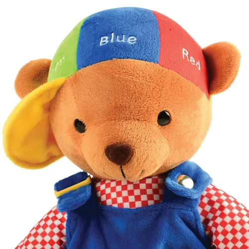 Vista 3 de Cre8tive Minds Oso de Peluche Aprende y Juega, Juguete de Peluche Interactivo de 18 Pulgadas para Niños, Enseña Habilidades de Vestirse