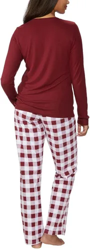 Vista 2 de Calvin Klein Conjunto de pijama de forro polar de 2 piezas para mujer