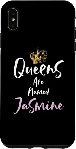 Vista 11 de Jasmine Name Queen - Carcasa para iPhone 17, color rosa y negro