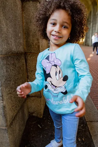 Vista 5 de Disney Minnie Mouse Daisy Duck - Paquete de 3 camisetas para bebés y niños grandes