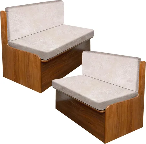Vista 12 de Fundas de cojín tipo cuero para sofá, juego de fundas protectoras de muebles para sillón seccional, sofá biplaza de tela de elastano elástica