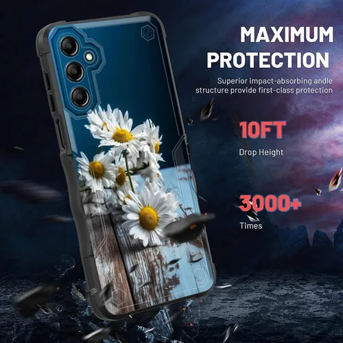 Vista 888 de Funda para Galaxy A14 5G, [Doble Capa][Protección contra Caídas de Grado Militar de 10 Pies] [Antideslizante] Funda Resistente a Prueba de Golpes