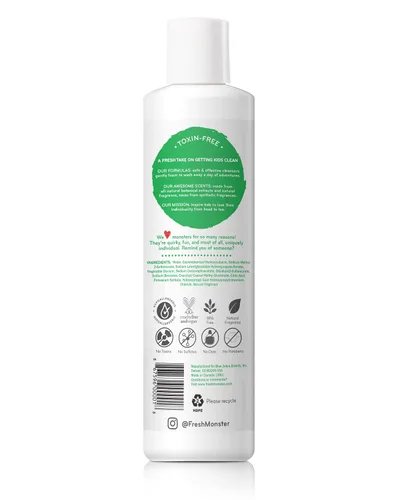 Vista 2 de Fresh Monster Champú y Acondicionador 2 en 1 para niños, Coconut