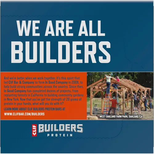 Vista 11 de CLIF BUILDERS – Barras de proteína – Chocolate – 0.71 oz de proteína (2.4 onzas, 6 unidades) (ahora libre de gluten)