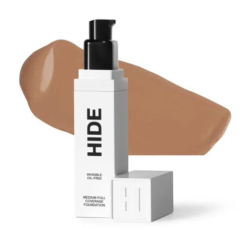 Vista 10 de HIDE PREMIUM - Base de maquillaje líquida,revisa el buscador de tonos para una combinación perfecta, base impermeable multiusos de primera calidad