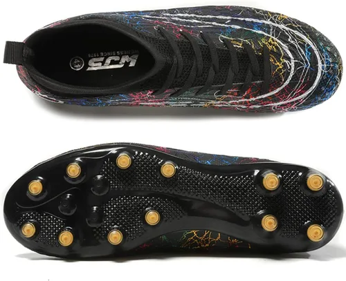 Vista 2 de Zapatos de fútbol para hombre, zapatos de fútbol de alta calidad, transpirables, atléticos, profesionales, para jóvenes, niños, zapatos de fútbol