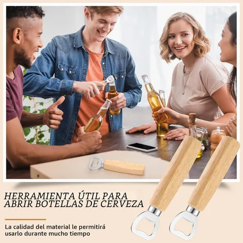 Vista 4 de Lounsweer - Abrebotellas de vino de acero inoxidable, 30 unidades, a granel