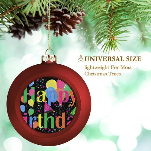 Vista 89 de Boobs Funny Shatterproof Matte Christmas Balls for Tree Wreath Home Decor 1PCS