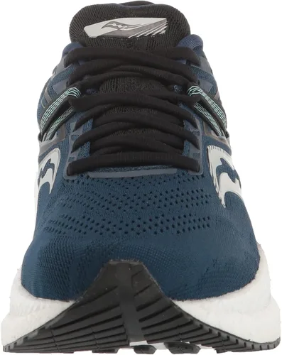 Vista 2 de Saucony Tenis de correr Triumph 20 para hombre, NegroBlanco