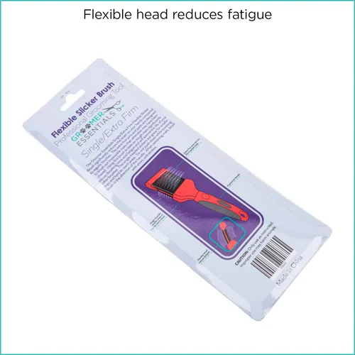 Vista 5 de Groomer Essentials Cepillo flexible deslizante - Individual/Extra Firme