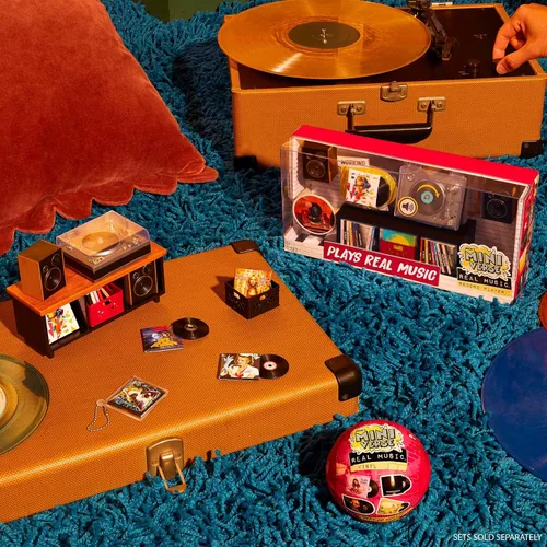 Vista 6 de MGA's Miniverse Tocadiscos de música real Mini coleccionables, mini tocadiscos jugable, coleccionistas, regalo, Beethoven