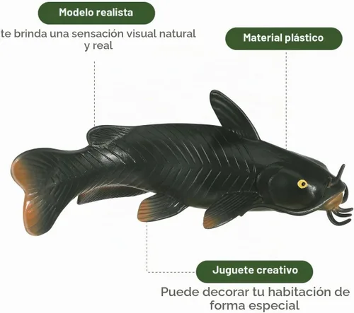 Vista 3 de Kisangel Modelo artificial realista figura niños peces juguete modelo cognitivo