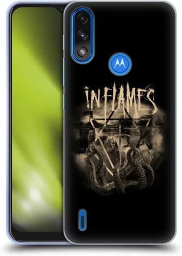 Vista 11 de Head Case Designs Officially Licensed in Flames Adventures Metal Grunge Soft Gel Case Compatible with Moto E7 Power/Moto E7i Power