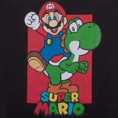 Vista 3 de Nintendo Super Mario Bros Mario & Luigi - Juego de 2 camisetas de manga larga para niños