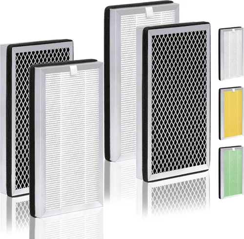 Vista 13 de [Absorbedor de toxinas] Filtro de repuesto MA Series 15 compatible con purificador de aire MA Series 15, filtro 3 en 1 con caja de automóvil