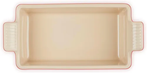 Vista 2 de Le Creuset Stoneware Heritage - Molde para pan, 9 x 5 x 3 pulgadas (1.5 cuartos de galón), Cerise