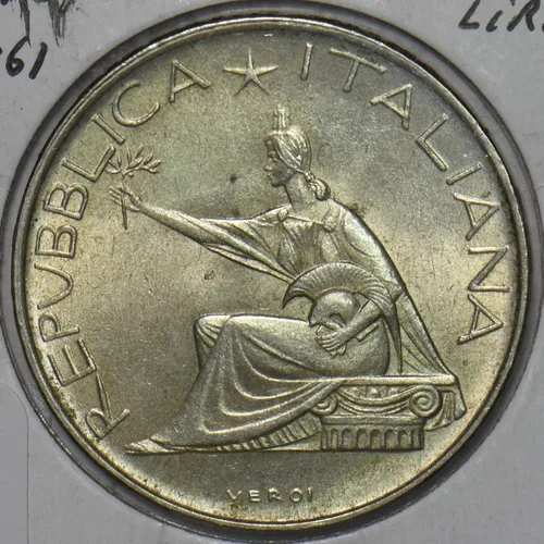 Vista 2 de Moneda Coleccionable Italia 1961 500 Lira Horse animal 296771