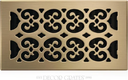 Vista 9 de Decor Grates Registro de suelo SPH210-RB, 2x10, acabado bronce frotado