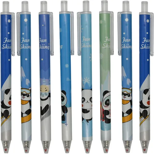Vista 53 de Maydahui 12 unidades de bolígrafos de gel con diseño de abejas, bolígrafos de animales lindos, retráctiles, con impresión de flores, tinta negra