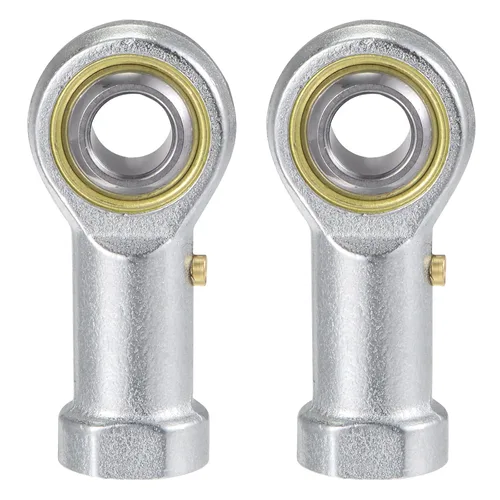 Vista 9 de uxcell 2 unids PHS5 Rodamiento de extremo de varilla esférico de 0.197 in de diámetro de junta autolubricada M5x0.8 Conector de rosca hembra de mano