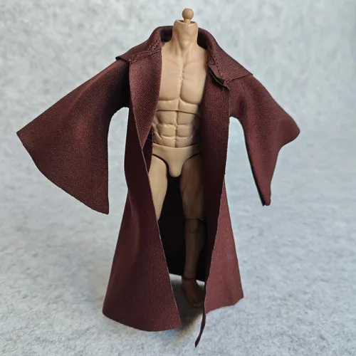 Vista 2 de SSbeauty M Capa de tela a escala 1:12 con sombrero para 6 "6 pulgadas 1/12 cuerpo figura de acción ropa sin figura
