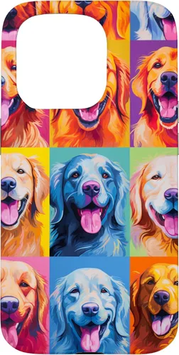 Vista 14 de Carcasa para iPhone 16 Golden Retriever Dog Owner