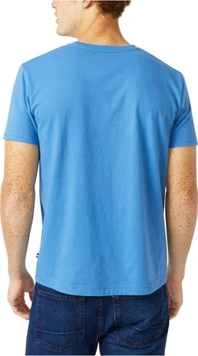 Vista 3 de Nautica Camiseta estampada con logotipo y bandera de señal para hombre
