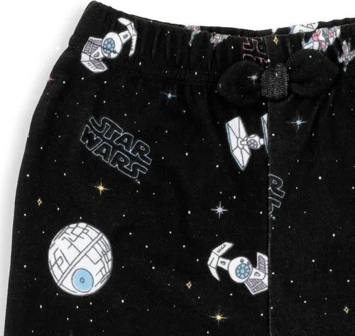 Vista 7 de STAR WARS Princess Leia R2-D2 Baby Girls 2 Pack Pants Newborn to Infant