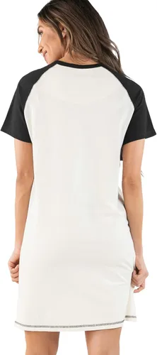 Vista 2 de Lazy One Camisón para mujer, divertido cuello en V para mujer
