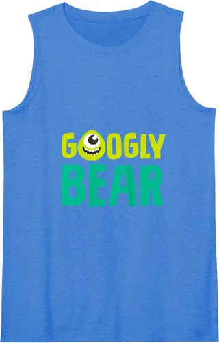 Vista 8 de Disney and Pixar's Monsters, Inc. Mike Wazowski - Camiseta sin mangas con oso, Negro, S