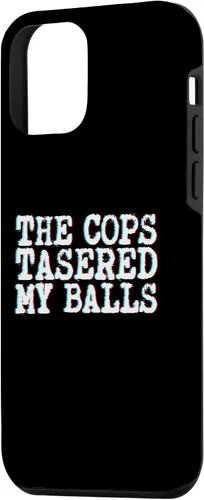 Vista 2 de Funda eléctrica para iPhone 12 mini The Cops Tasered My Balls